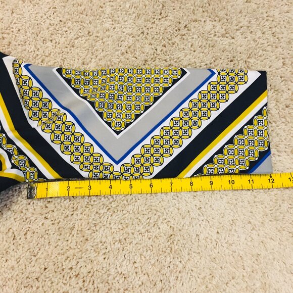 Banana Republic 3/4 Sleeve Keyhole Geometric Shift Dress - Picture 16 of 16